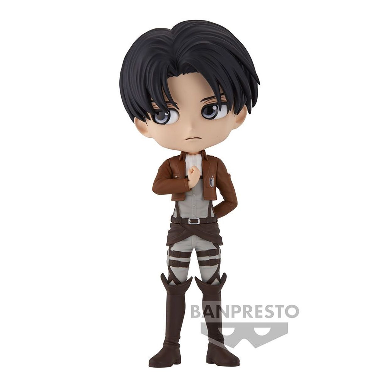 BANPRESTO - FIGURA COLECCIONABLE BANDAI DE ATTACK ON TITAN Q POSKET LEVI