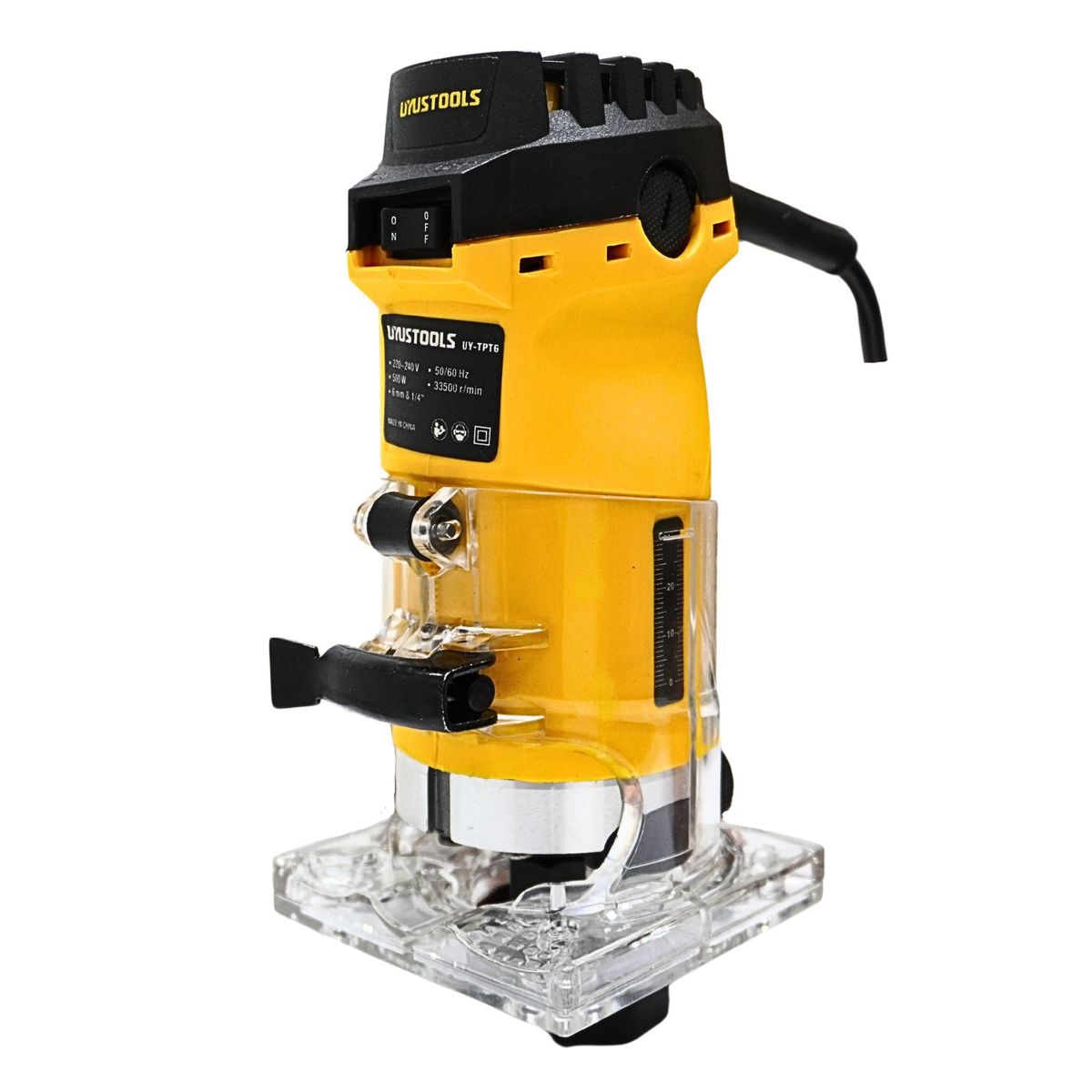 UYUSTOOLS - Fresadora ruteadora eléctrica profesional 500W