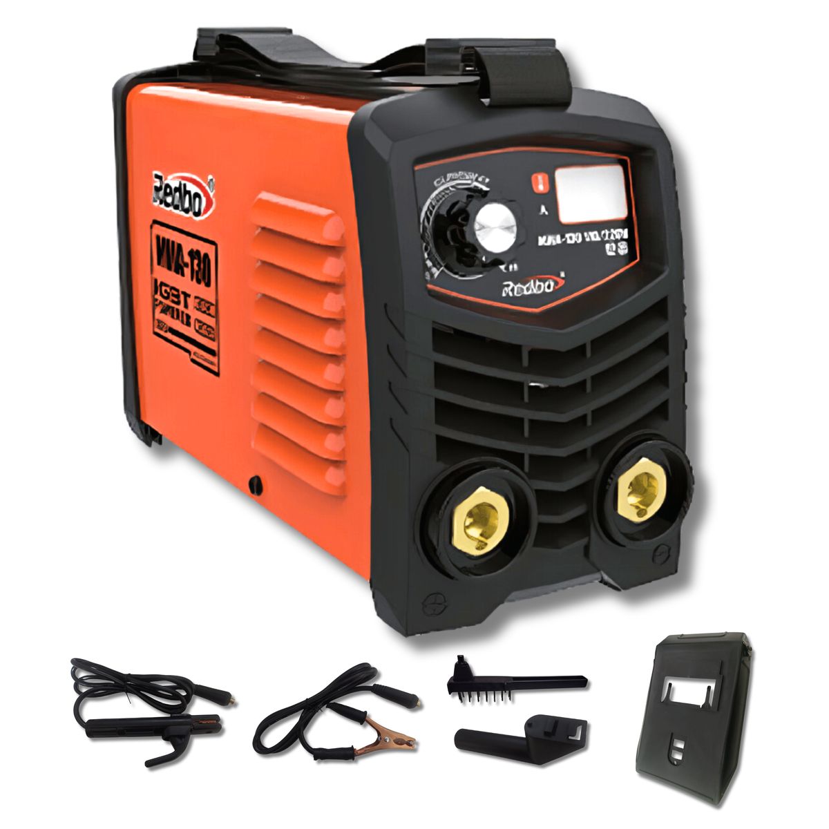 REDBO - Soldadora Inversora 130A con mascara de Soldar Fotosensible Redbo