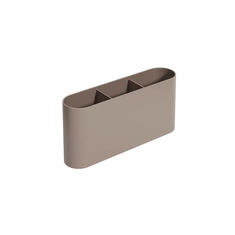 COZA - Escurridor De Cubiertos Plástico Coza Flat Gris