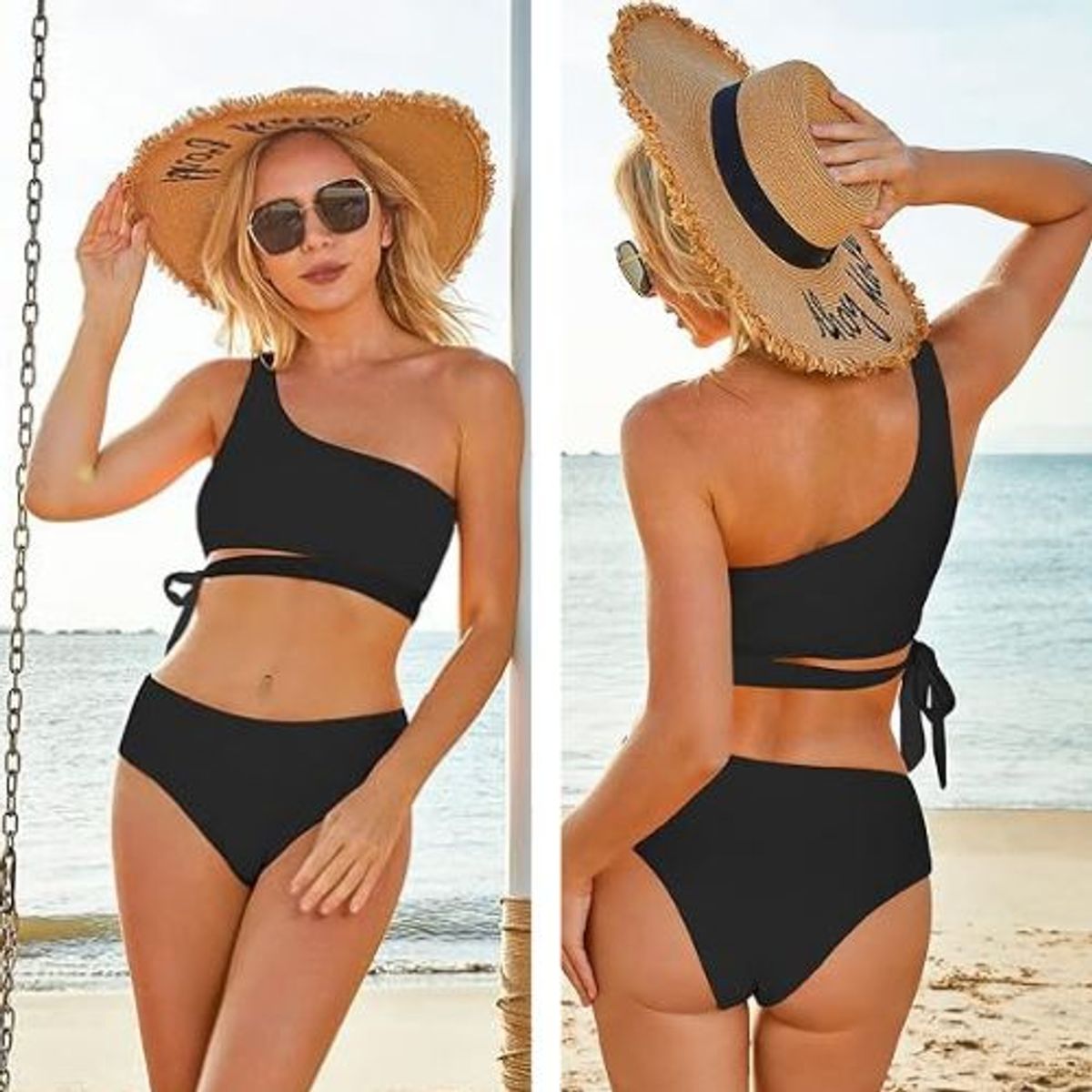 GENERICO - TRAJE DE BAÑO BIKINI NEGRO MAIA SWIMWEAR WEAR