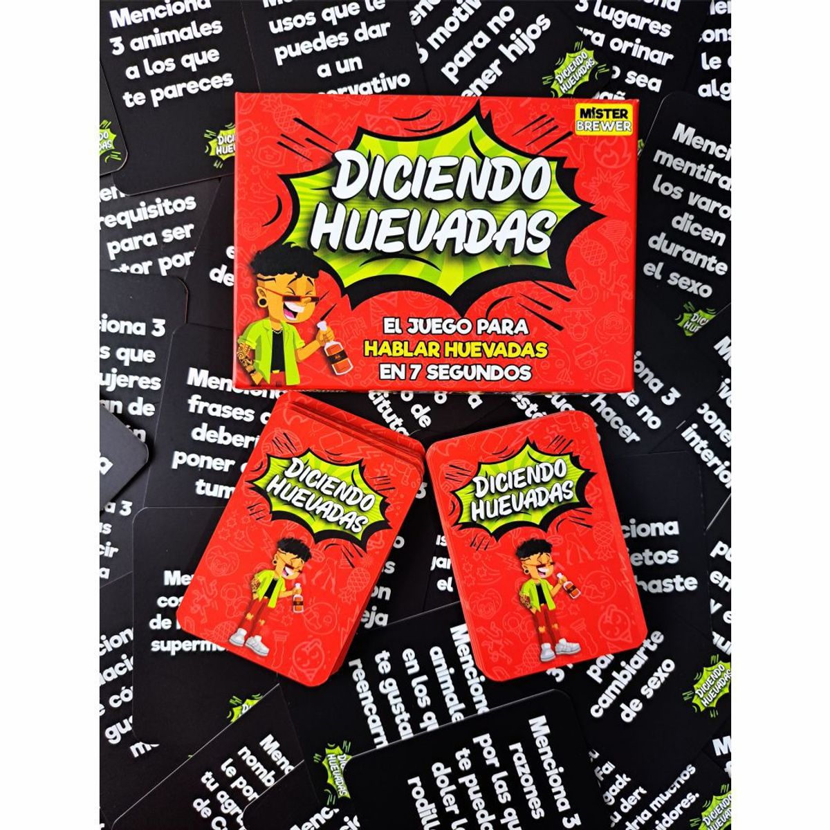 MR BREWER - DICIENDO HUEVADAS - JUEGO PARA BEBER - DRINK CARDS