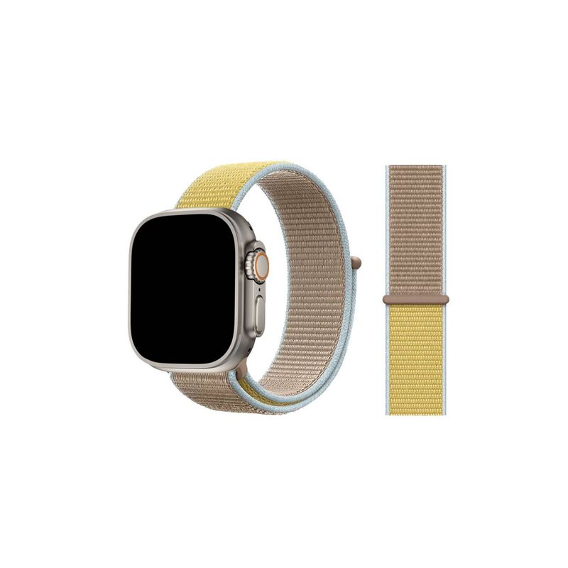 GENERICO - Correa Nylon para Apple Watch y Smartwatch 42mm a 49mm DoraAmari