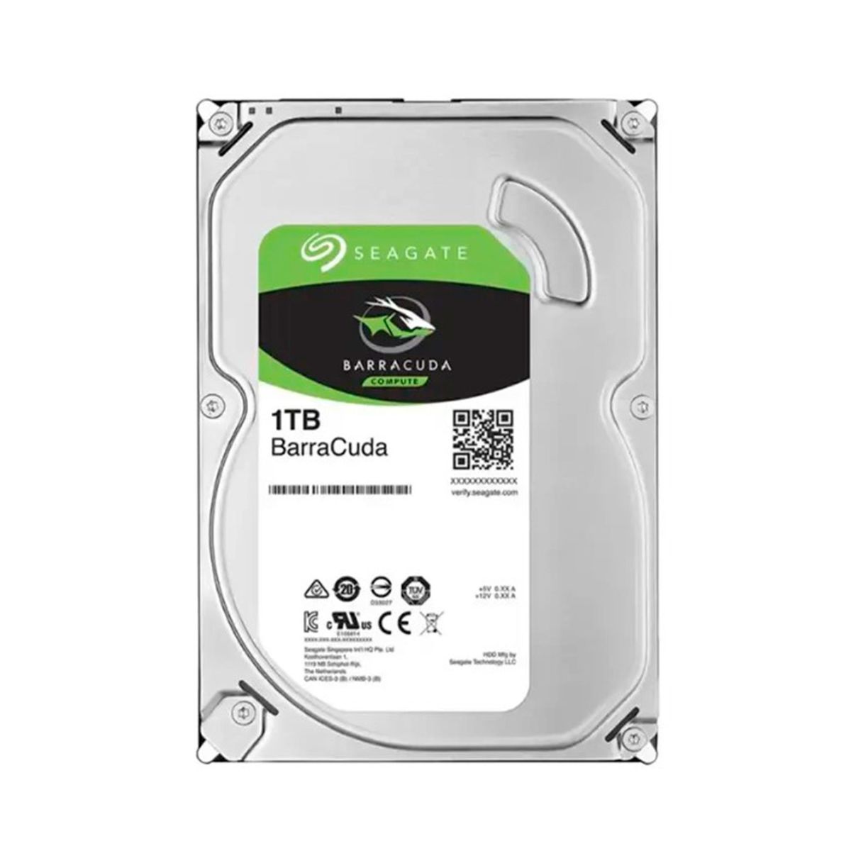 SEAGATE - DISCO DURO INTERNO SEAGATE BARRACUDA 1TB 3.5" SATA P/N: ST1000DM014