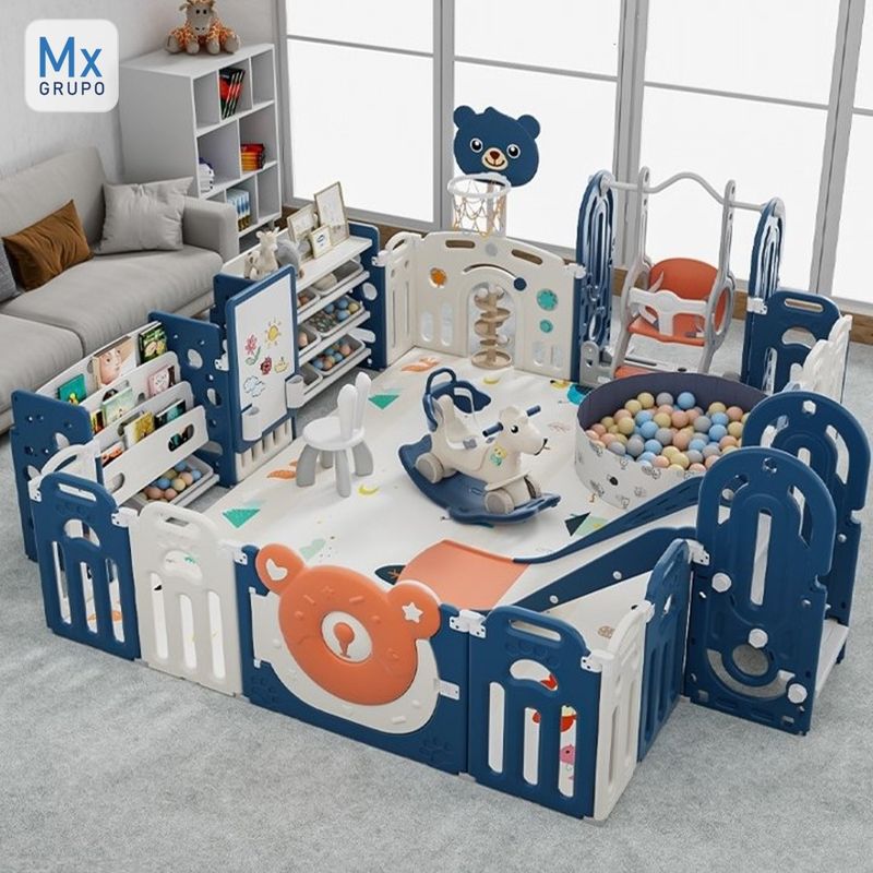 GENERICO - PLAYPEN MODELO OSITO AZUL