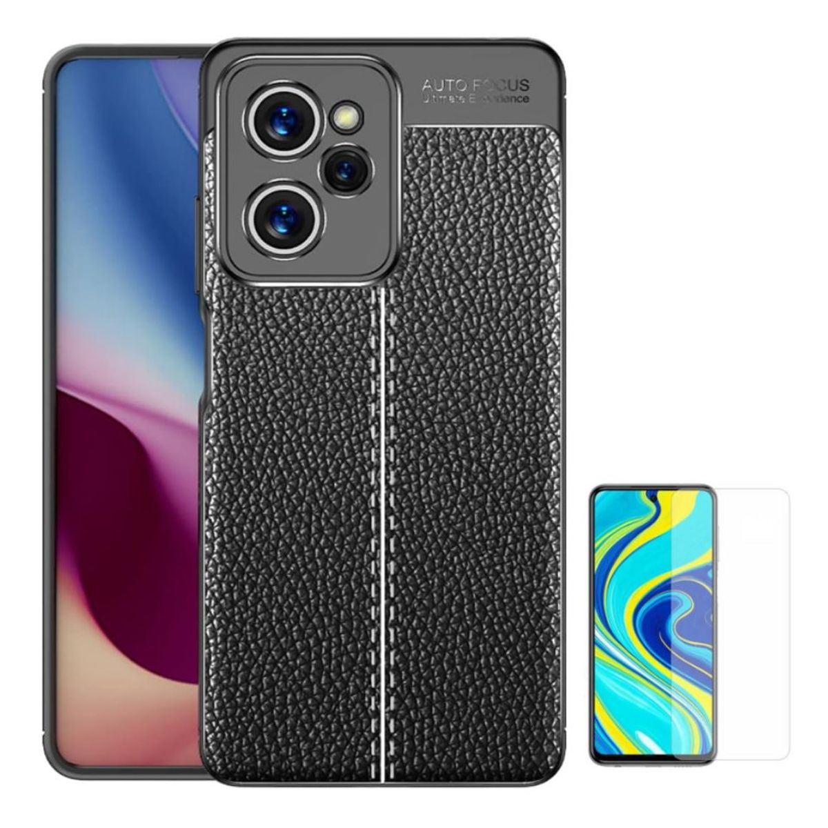 CARBONELL - CASE CARBONO AUTOFOCUS XIAOMI POCO X5 PRO Y VIDRIO