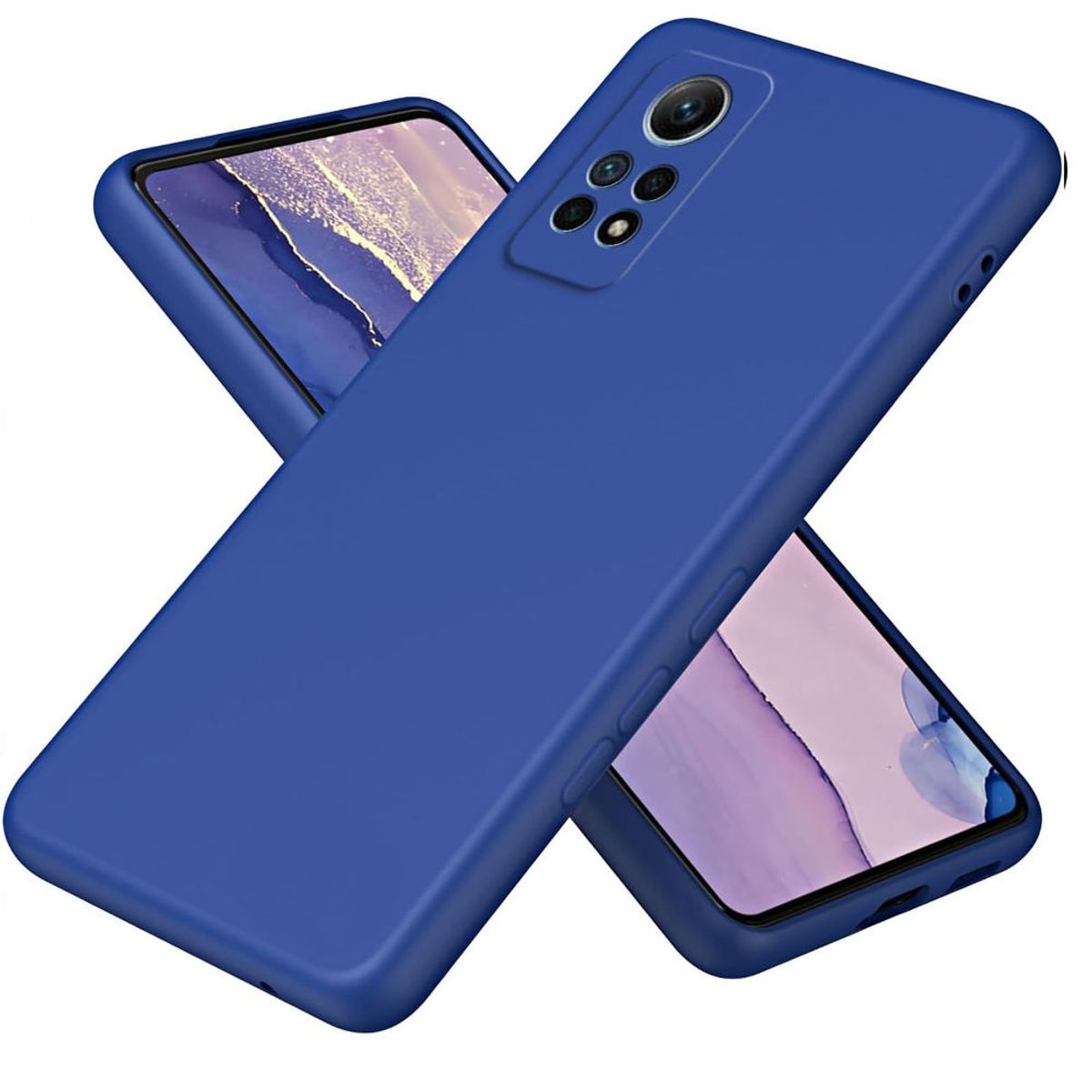 GENERICO - Funda Case de Xiaomi Redmi Note 12 PRO 5G Soft Feeling Azul Antigolpe