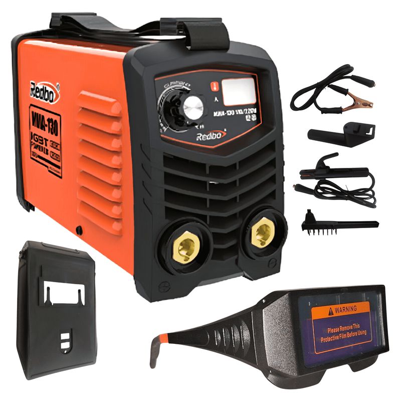 REDBO - Soldadora inversora 130A + lentes fotosensibles Redbo
