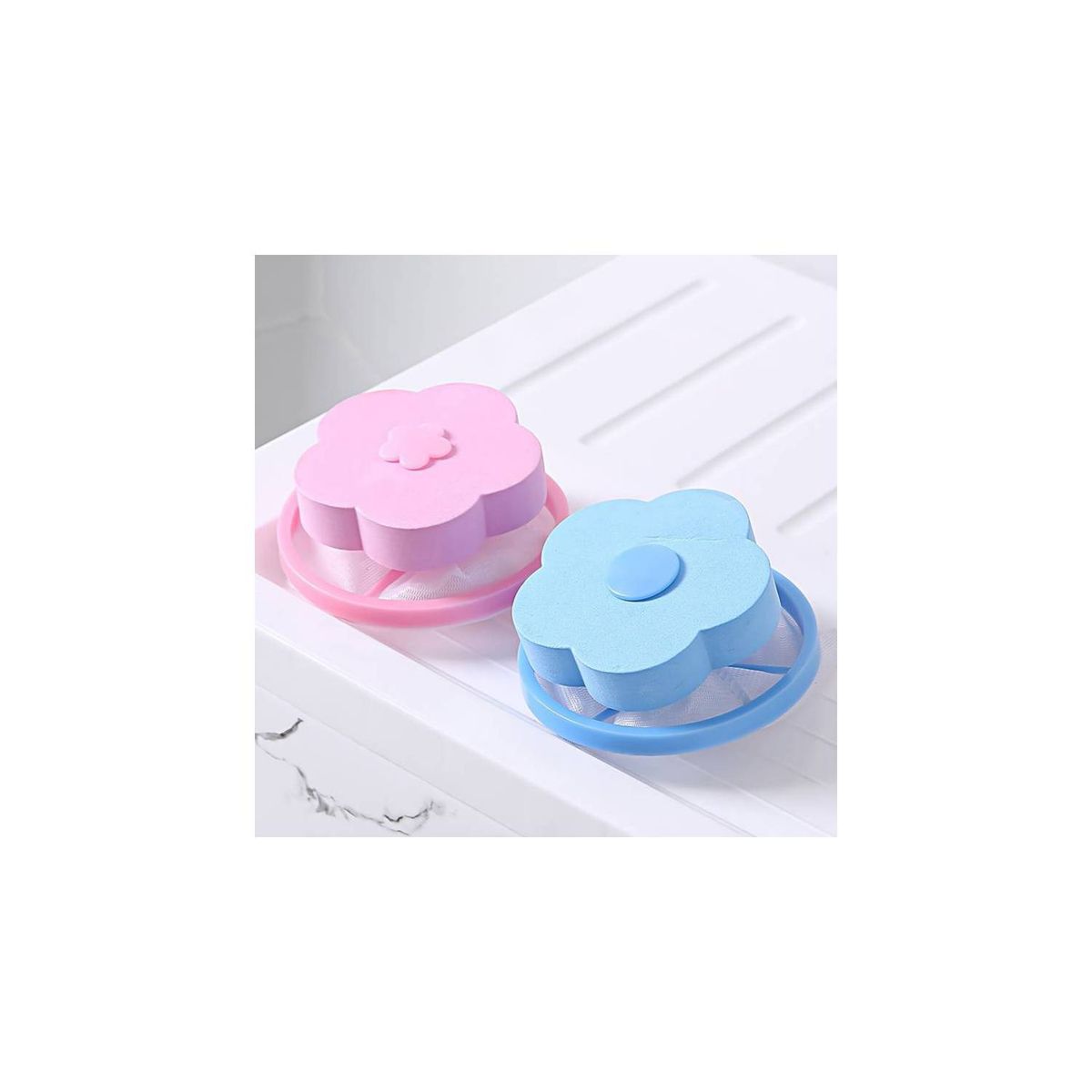 GENERICO - Pack x2 Filtro Atrapa Pelusas para Lavadora