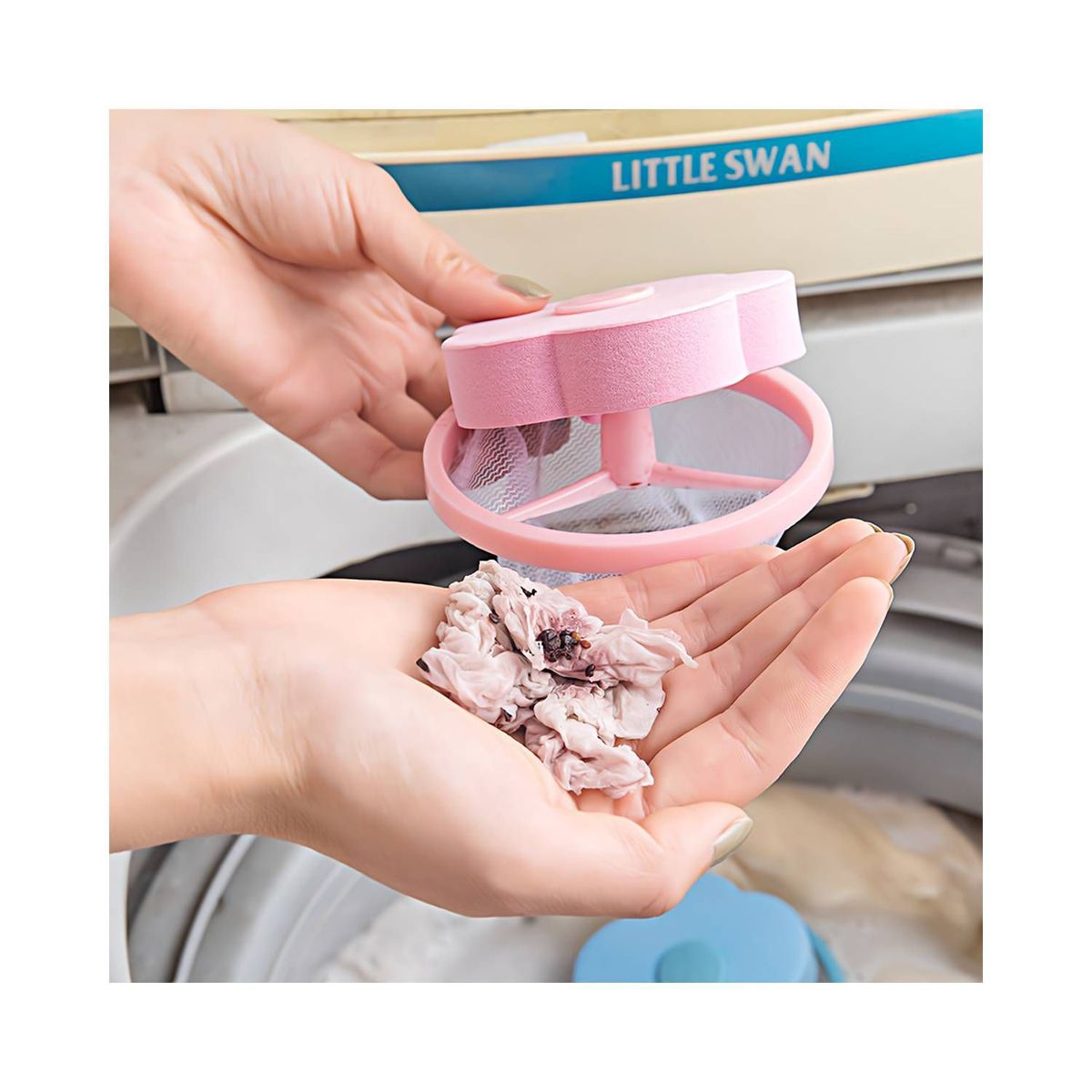 GENERICO - Pack x2 Filtro Atrapa Pelusas para Lavadora