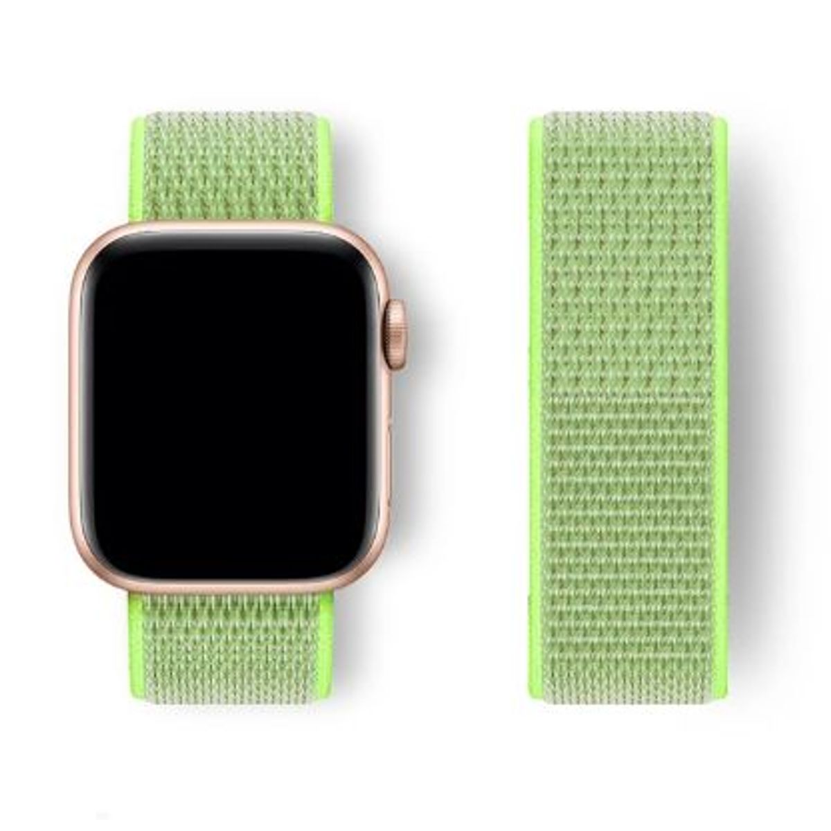 GENERICO - Correa Nylon para Apple Watch y Smartwatch 42mm a 49mm VerNe