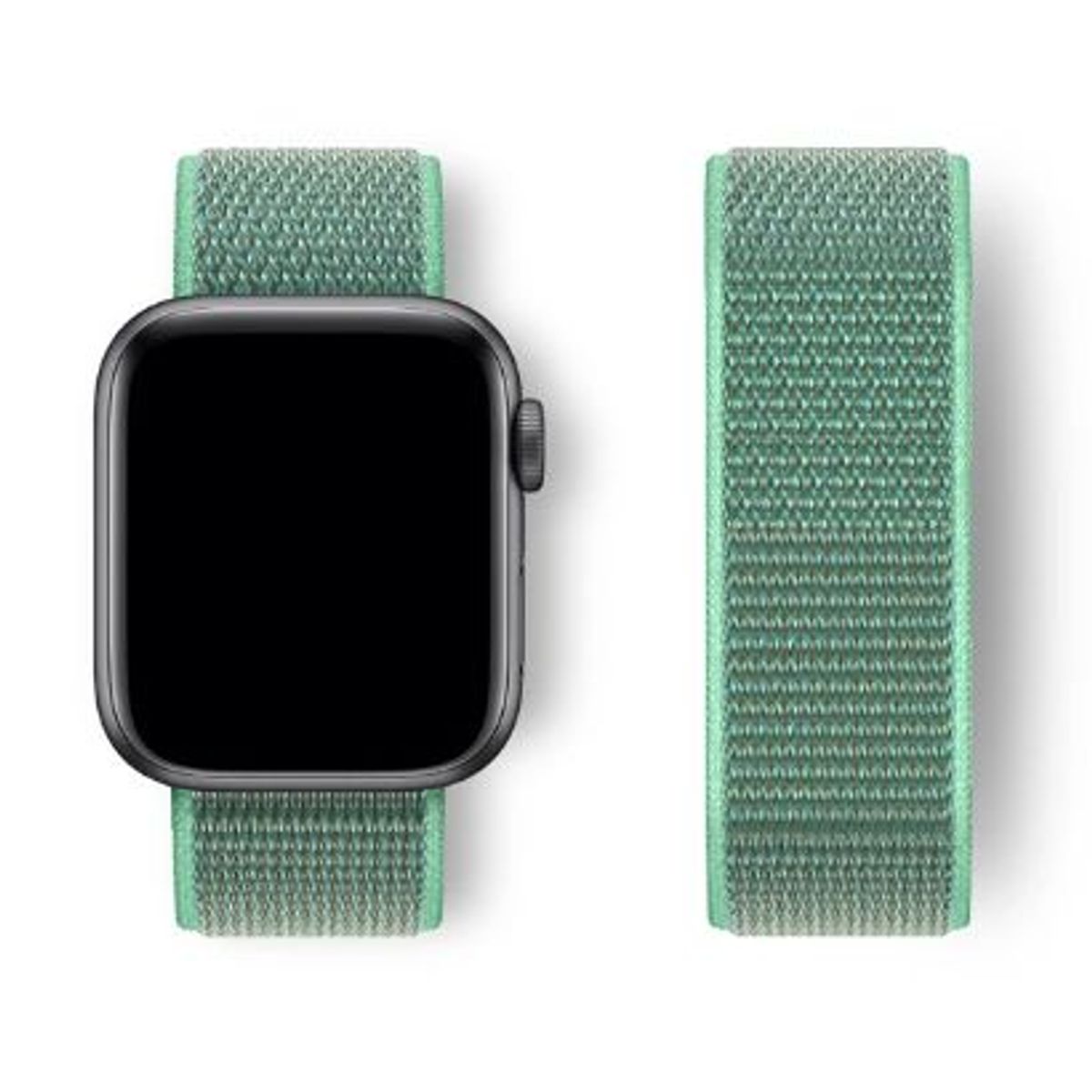 GENERICO - Correa Nylon para Apple Watch y Smartwatch 42mm a 49mm VrNe
