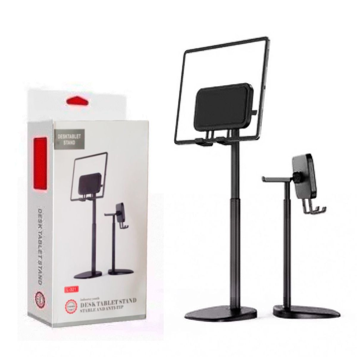 GENERICO - Base Soporte de Mesa Escritorio Para Celular Tablet y Audifonos L-321