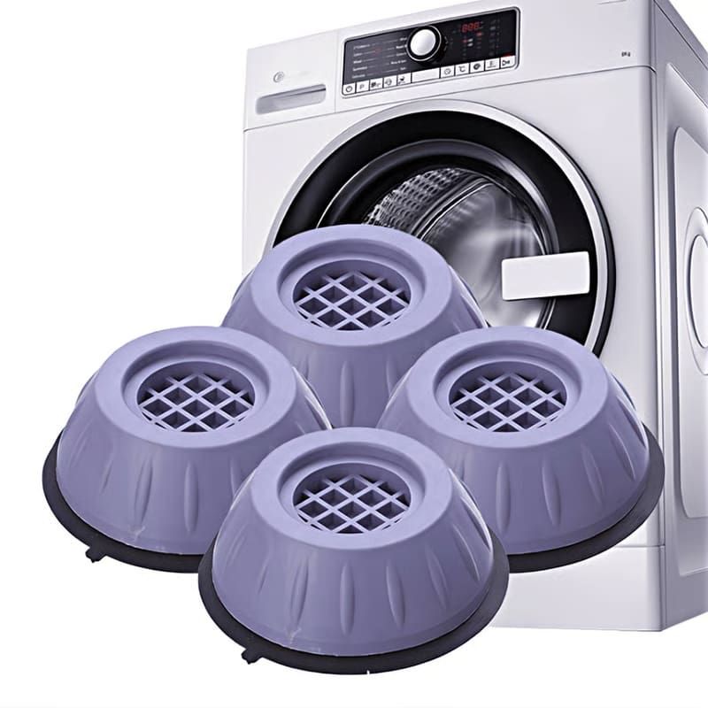GENERICO - Set 4 Piezas Soporte Antideslizante Lavadora Universal