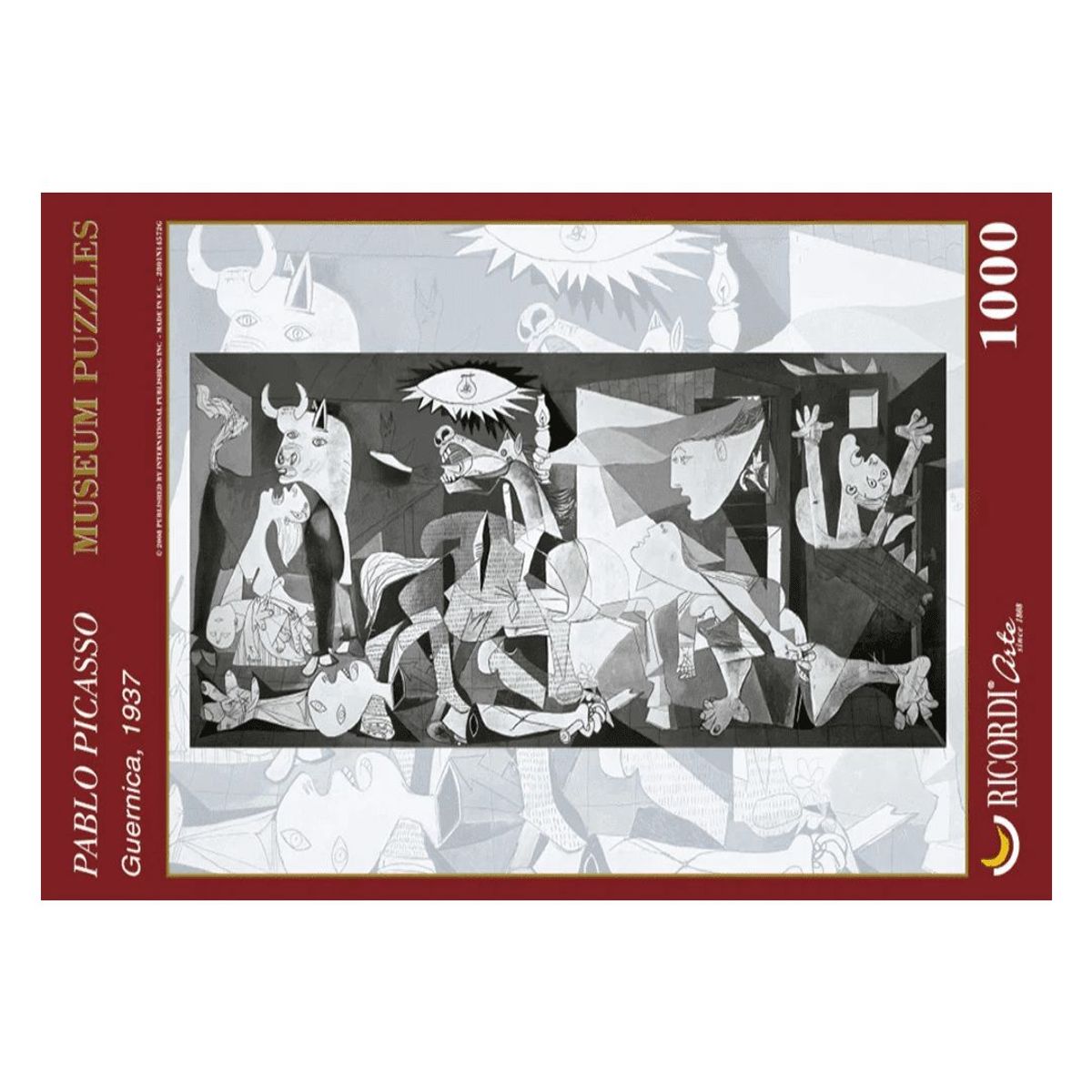 RICORDI ART - Rompecabezas Ricordi La Guernica Pablo Picasso 1000 Piezas