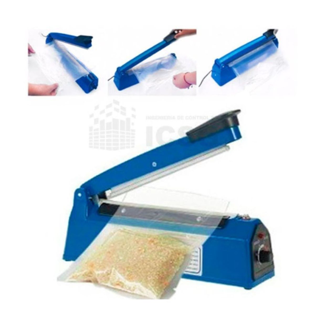 GENERICO - Selladora de Bolsa 30cm - Estructura de Plástico