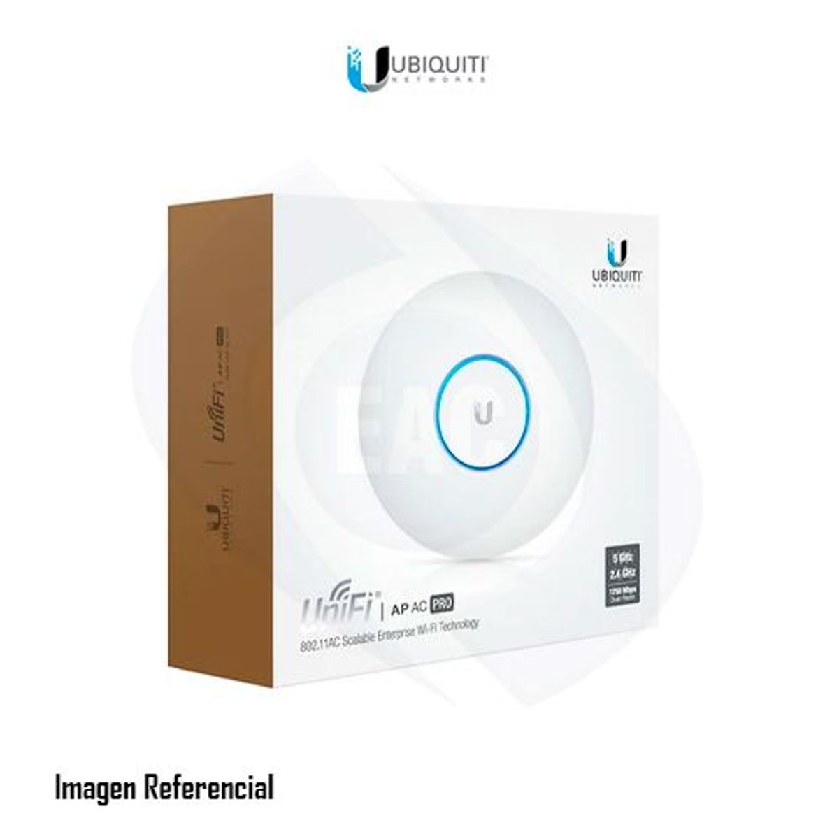 UBIQUITI - ACCESS POINT UBIQUITI UNIFI INTERIORES P/N: UAP-AC-PRO