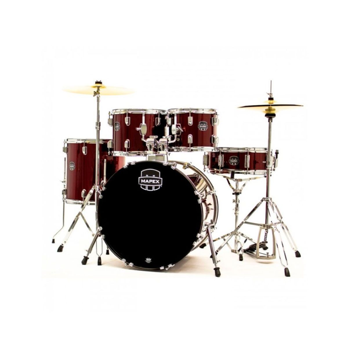 MAPEX - Batería Acústica Mapex Prodigy de 5 piezas - Dark Red.
