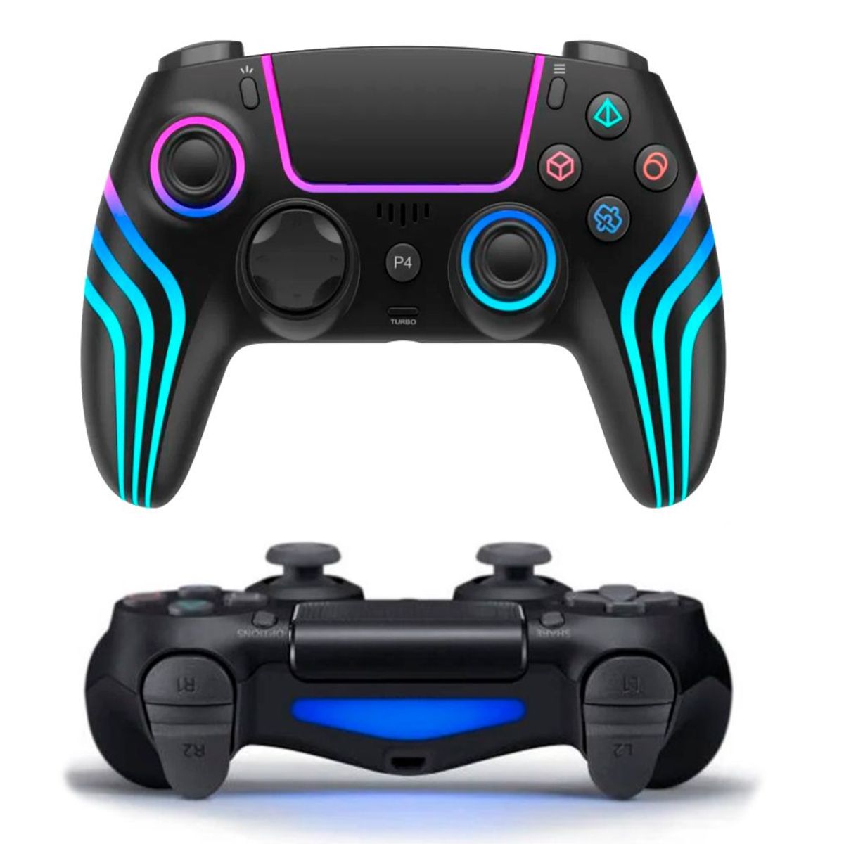 SEISA - Mando Inalambrico PS 4 Control Bluetooth PC Compatible Android / IOS