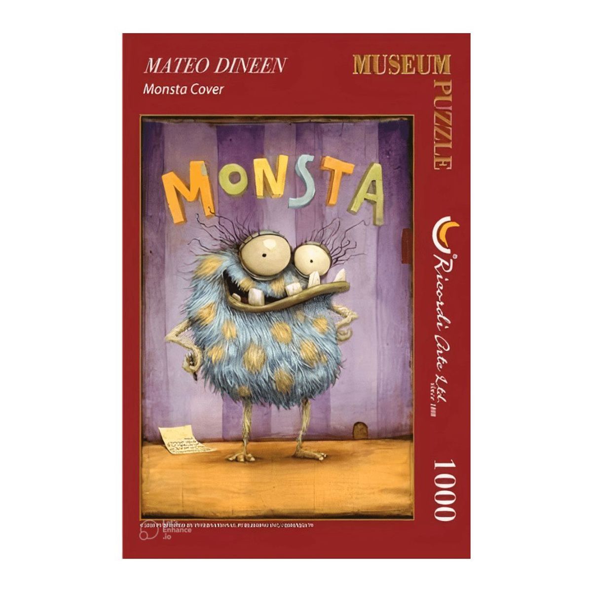 RICORDI ART - Rompecabezas Ricordi Monsta Cover Mateo Dineen 1000 Piezas