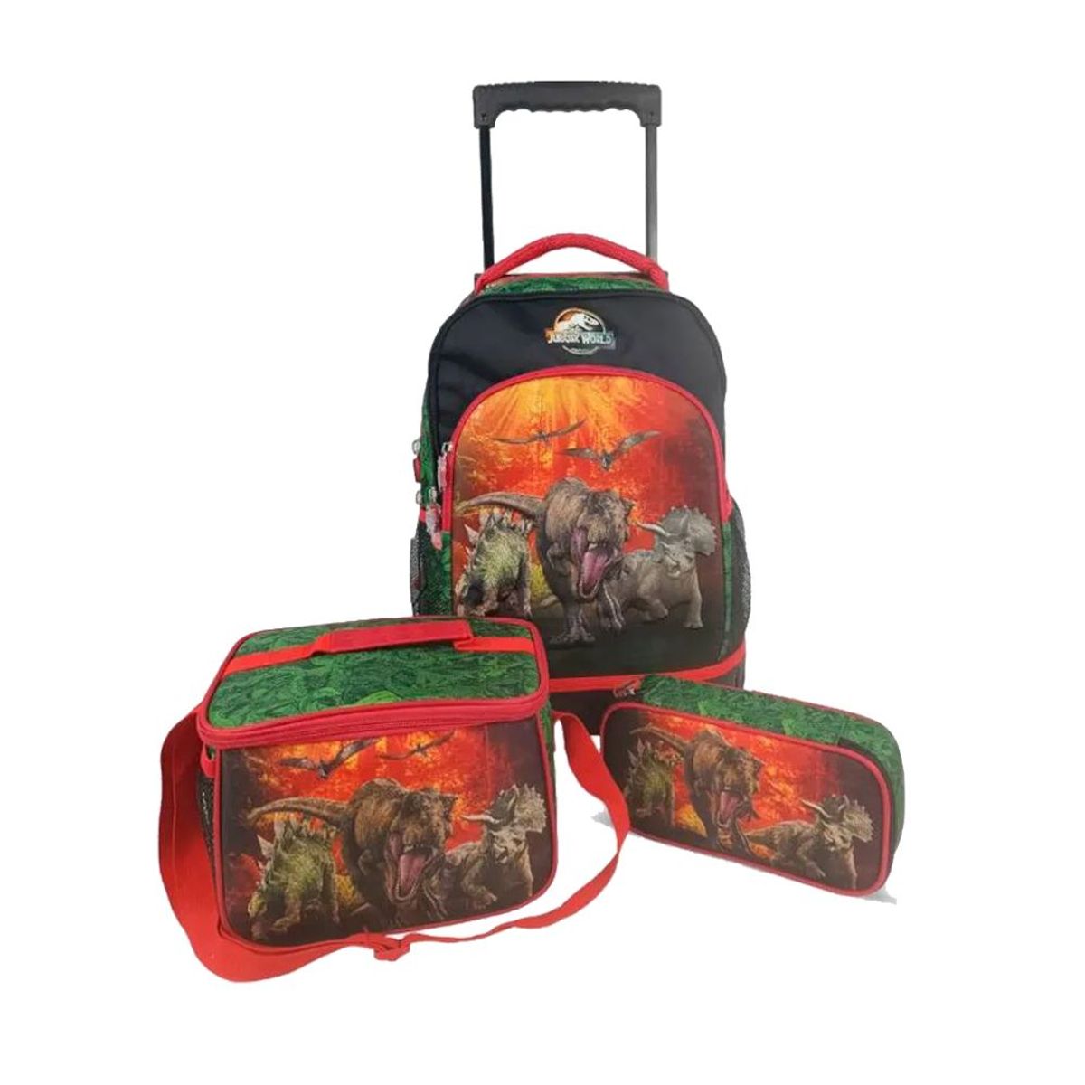 SCOOL - Set Maleta Escolar 3P Scool Jurassic Park Mochirueda 804021
