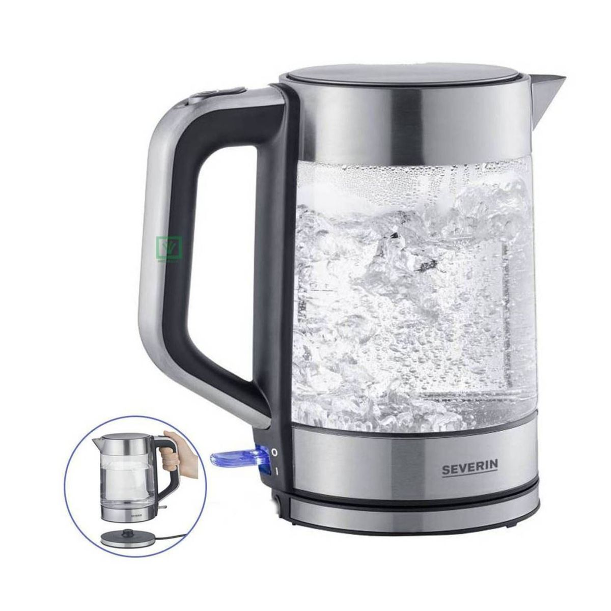 SEVERIN - Hervidor Eléctrico Severin WK 3420 Cristal 1.7Litros