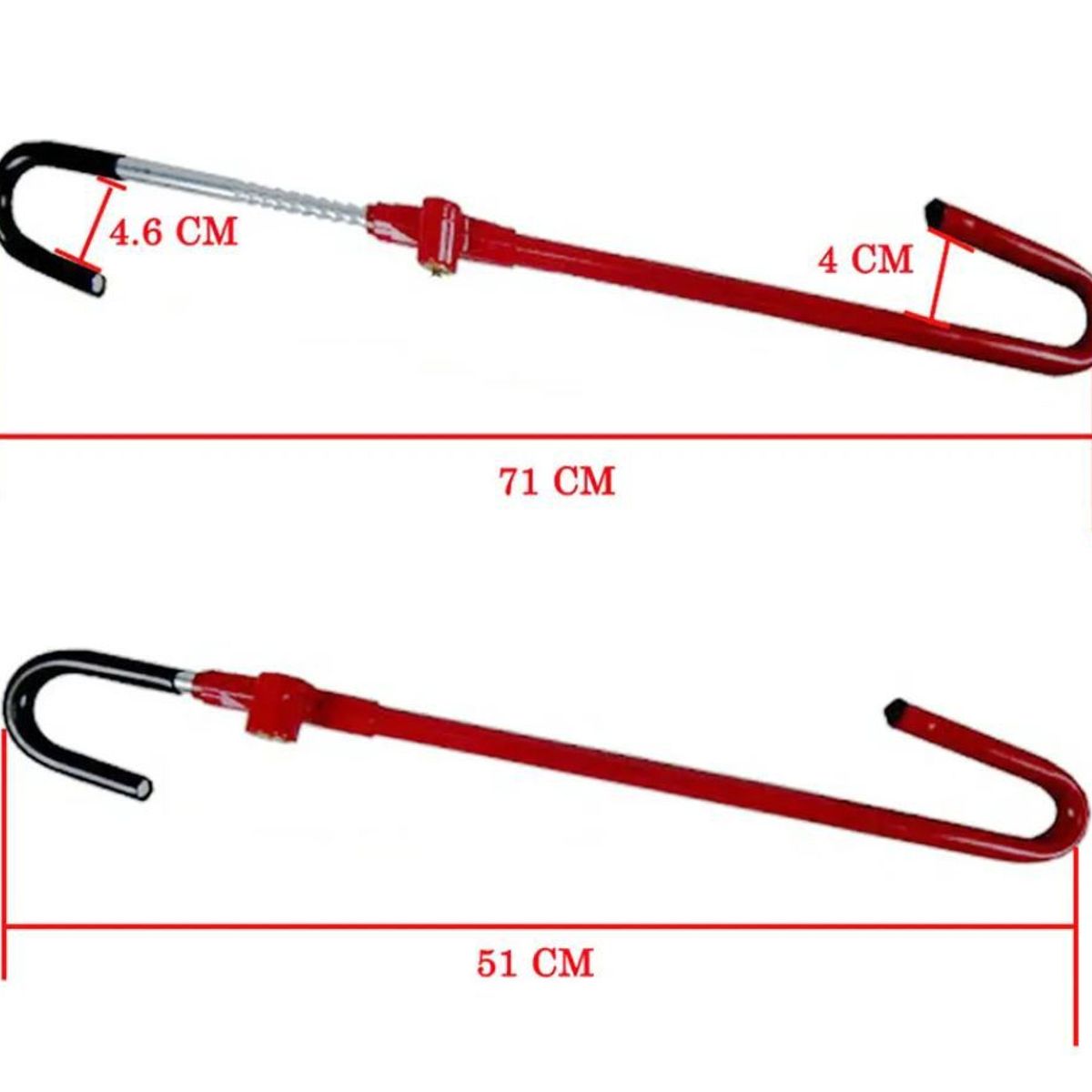 GENERICO - Baston Traba pedal de seguridad antirobo