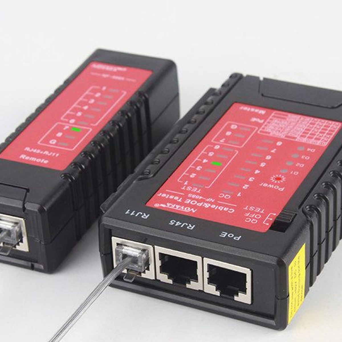 NOYAFA - Testeador de red  detección POE  Detección Crimpeado Correcto