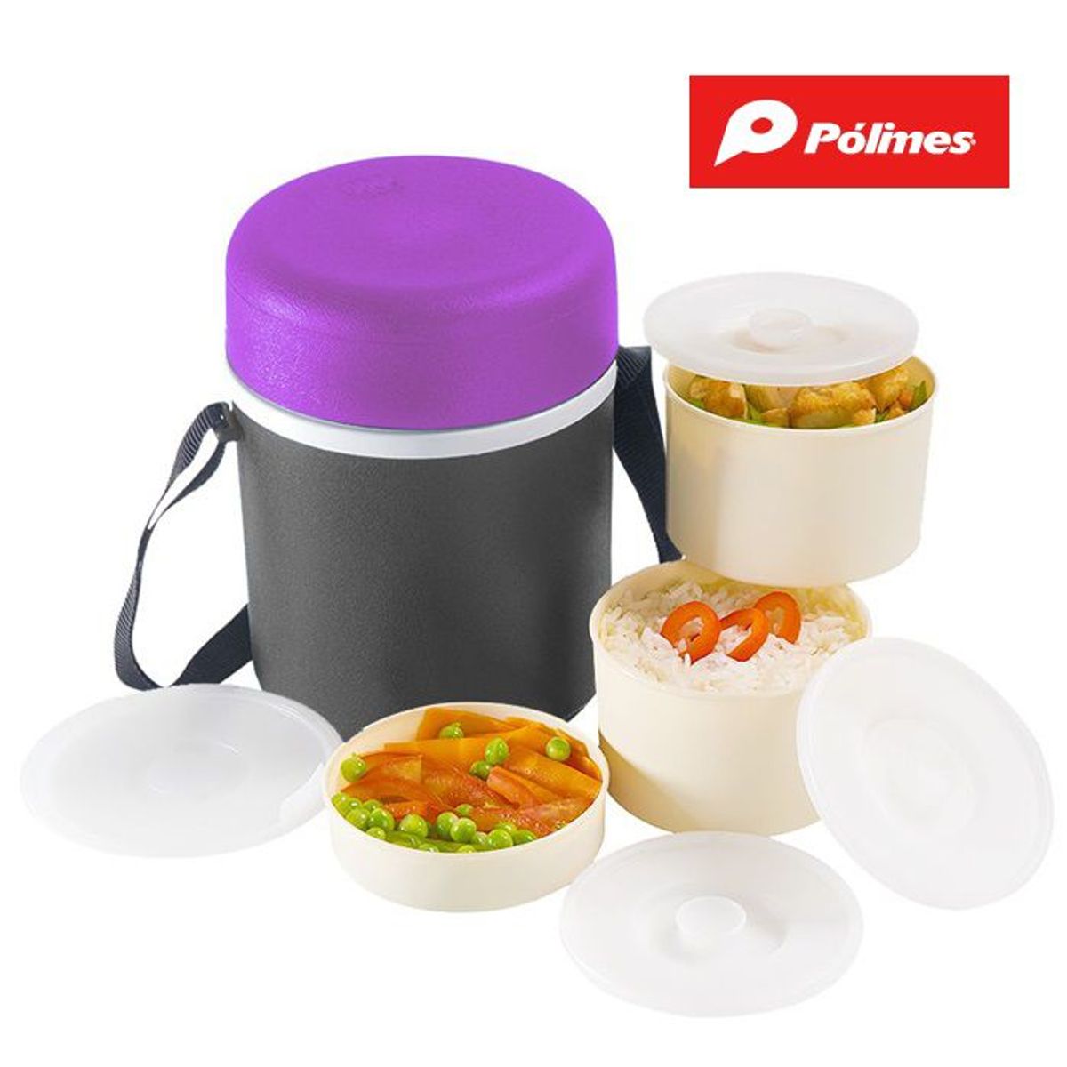 POLIMES - Lonchera Termica para alimentos POLIMES -100% CALIDAD