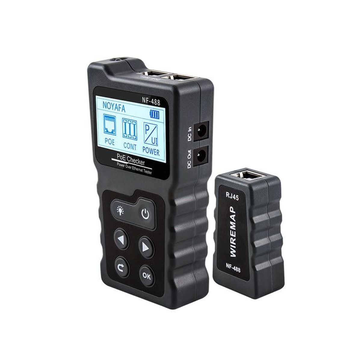 NOYAFA - Noyafa NF-488 Testeador de red  detección consumo POE y Voltaje