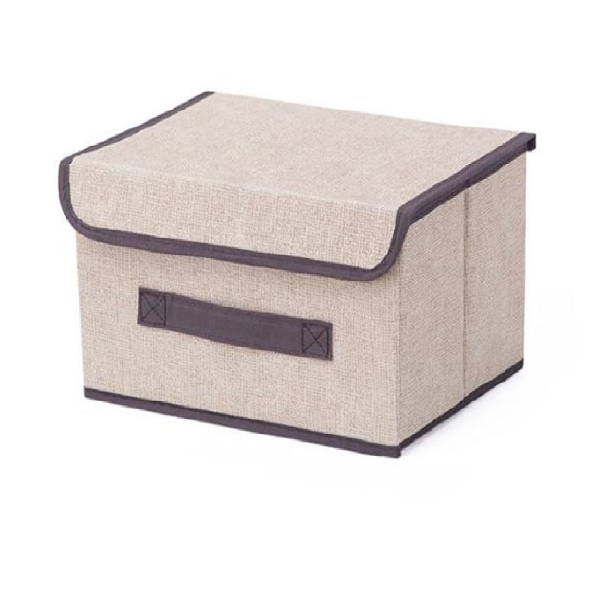 GENERICO - Caja de Almacenamiento con Tapa Portátil Plegable 36x24x23 cm