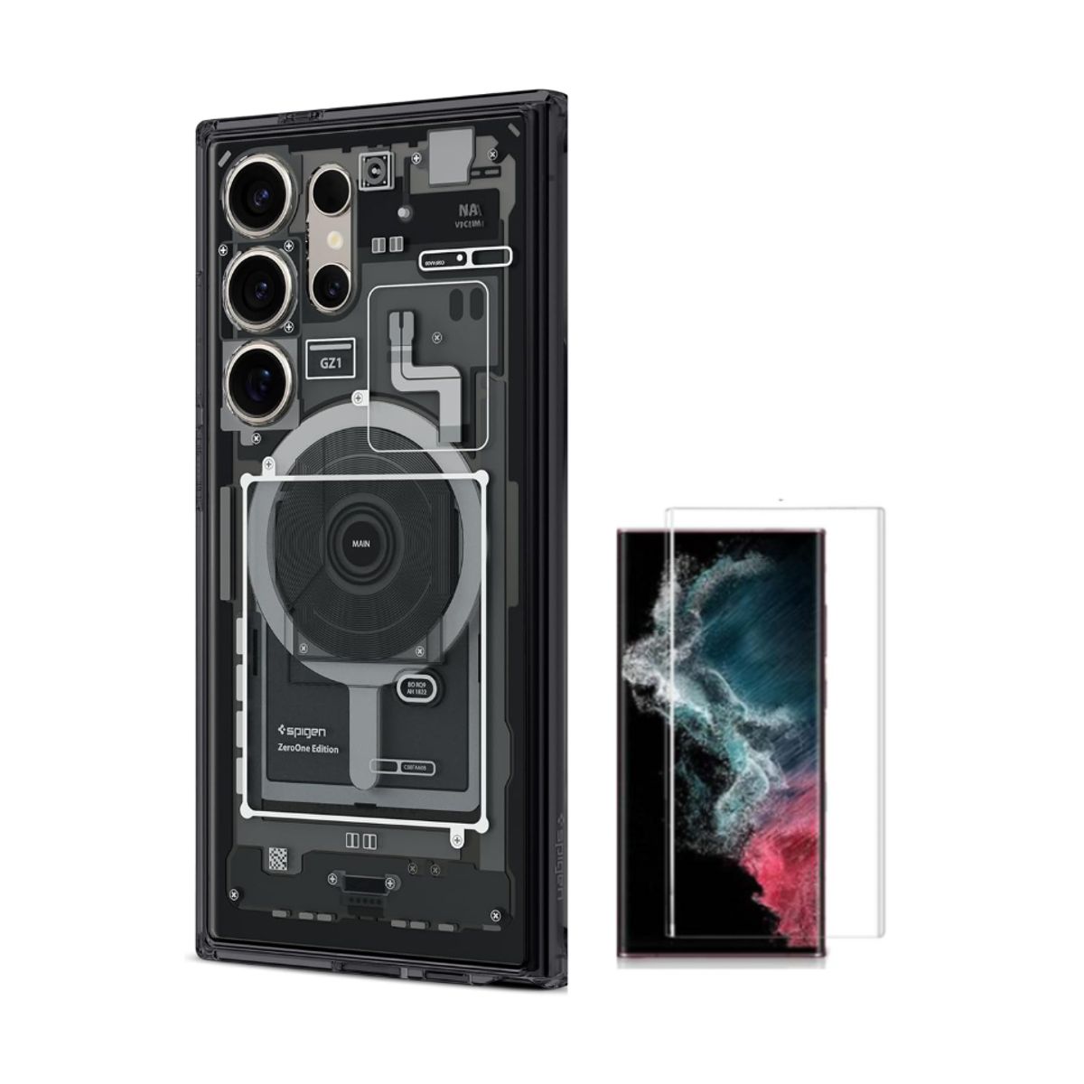SPIGEN - CASE SPIGEN ZERO ONE MAGFIT SAMSUNG S24 ULTRA Y VIDRIO