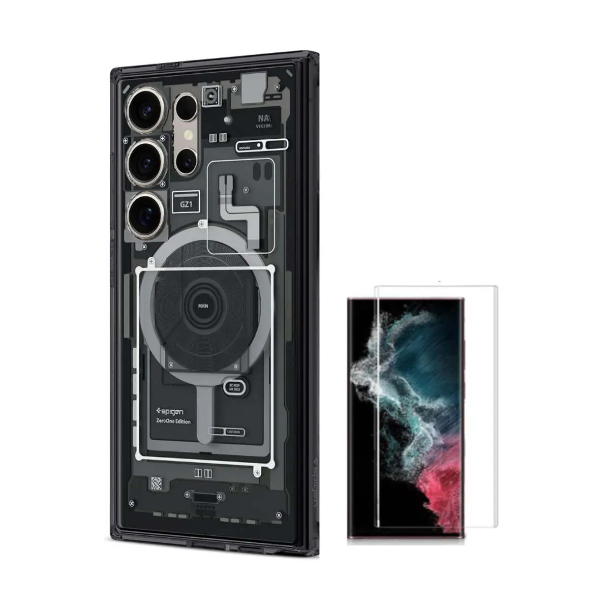 SPIGEN - CASE SPIGEN ZERO ONE MAGFIT SAMSUNG S24 ULTRA Y VIDRIO