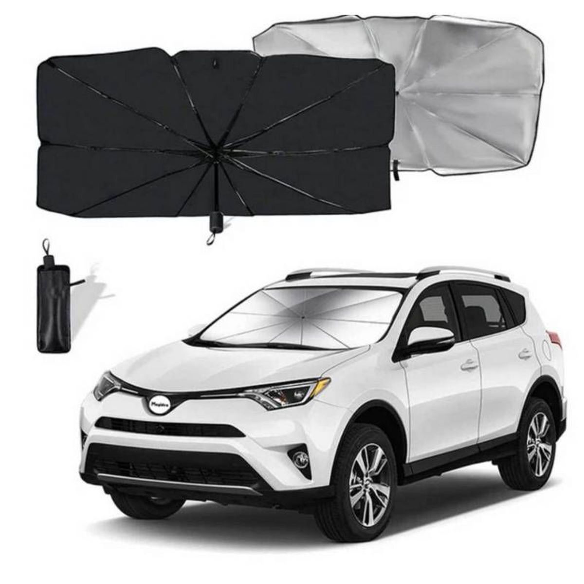 GENERICO - Tapasol Plegable Para Autos Cortina para parabrisas