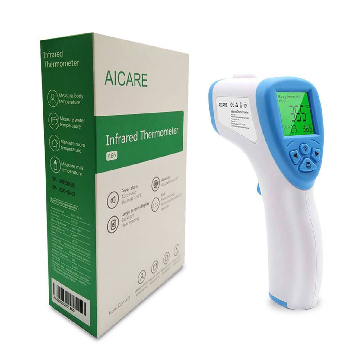 GENERICO - TERMOMETRO INFRARROJO AICARE DIGITAL