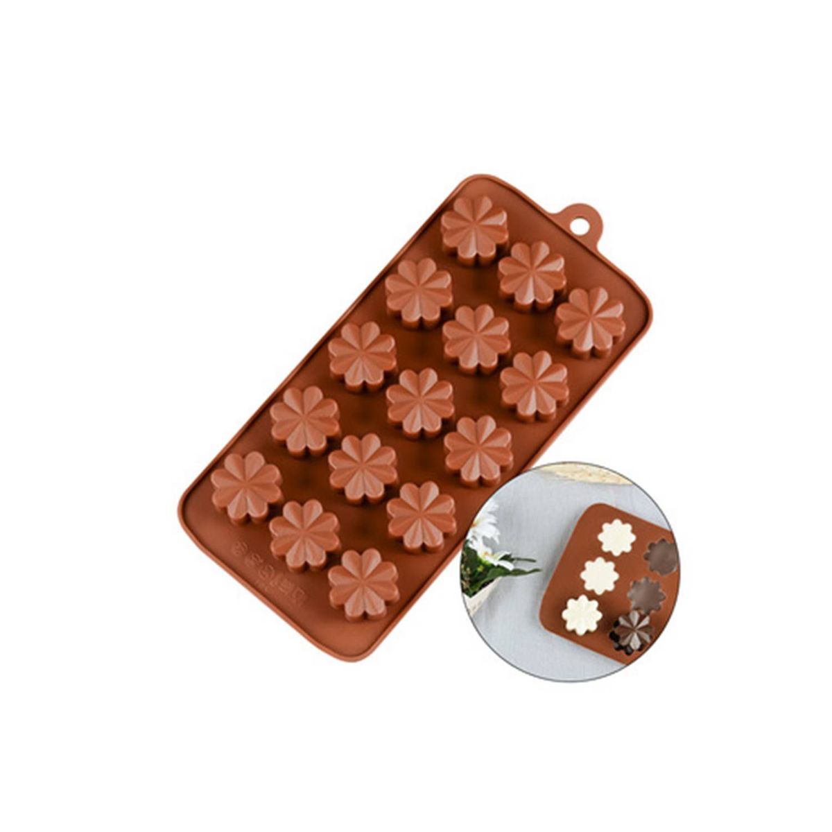 GENERICO - Molde de silicona flores para chocolate Repostería