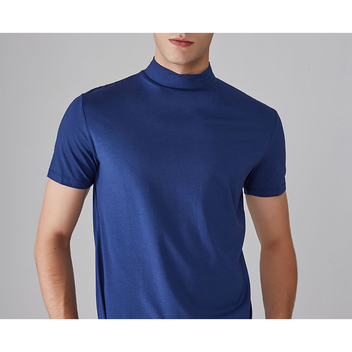 ZIMRAHYG - Polos de manga corta de color llano poleras para hombre
