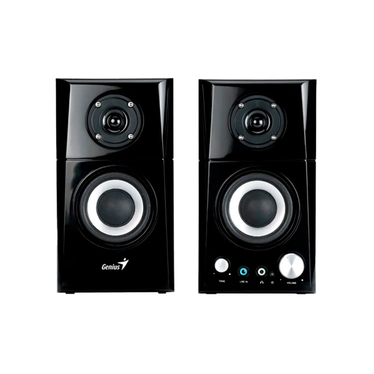 GENIUS - PARLANTE GENIUS SP-HF500A II WOOD SPEAKERS 16W P/N: 31730032400