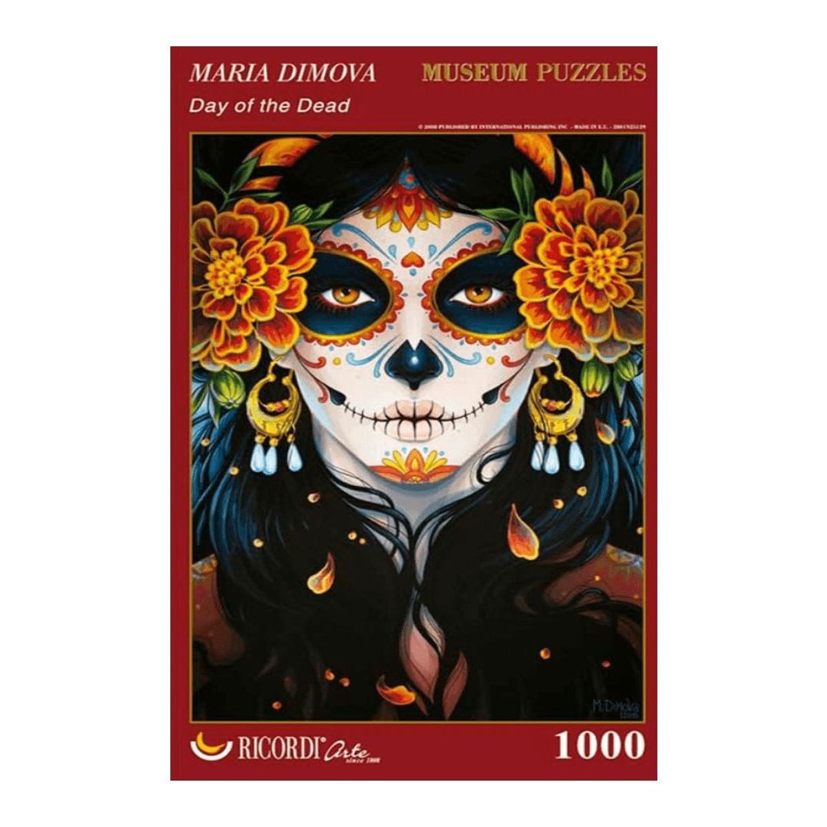 RICORDI ART - Rompecabezas Ricordi - Day Of The Dead - Maria Dimova, 1000 Piezas