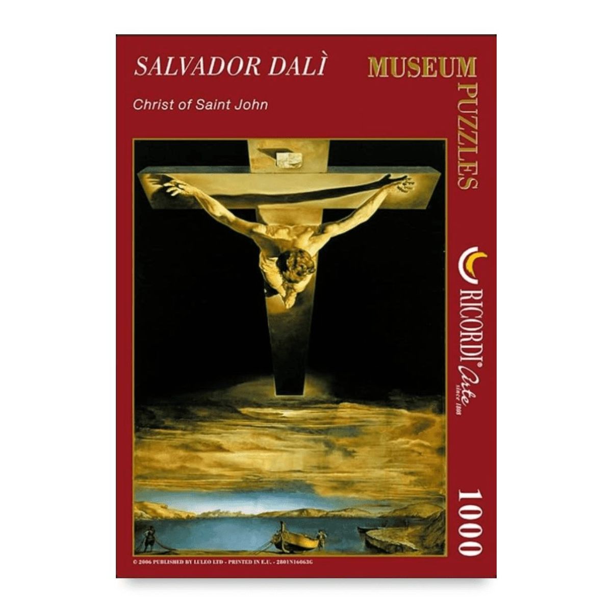 RICORDI ART - Rompecabezas Ricordi - Christ Of Saint John - Salvador Dalí, 1000 Piezas