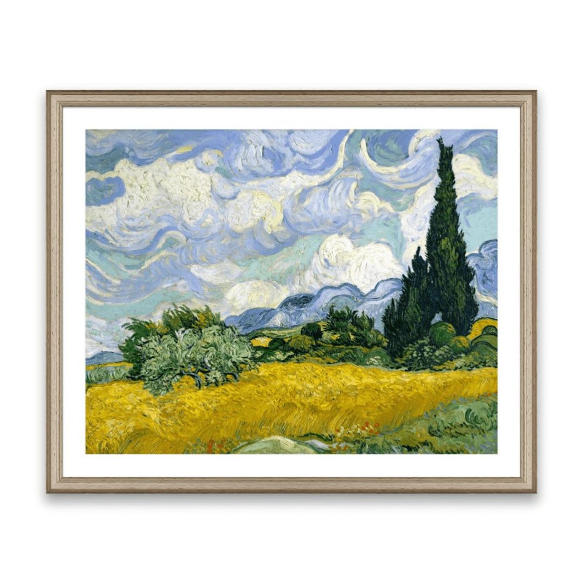 RICORDI ART - Rompecabezas Ricordi - Campos Cipreses - Van Gogh, 1000 Pzs
