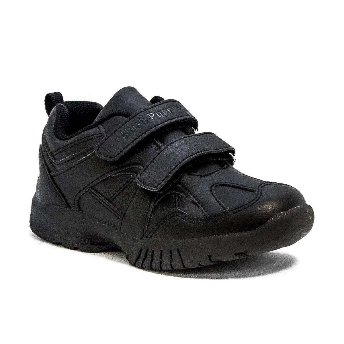 HUSH PUPPIES - Zapatilla Hush Puppies Kids Race 2 Velcros Negro (Talla 26-29) HUSH PUPPIES