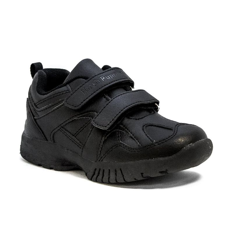 HUSH PUPPIES - Zapatilla Hush Puppies Kids Race 2 Velcros Negro (Talla 26-29) HUSH PUPPIES