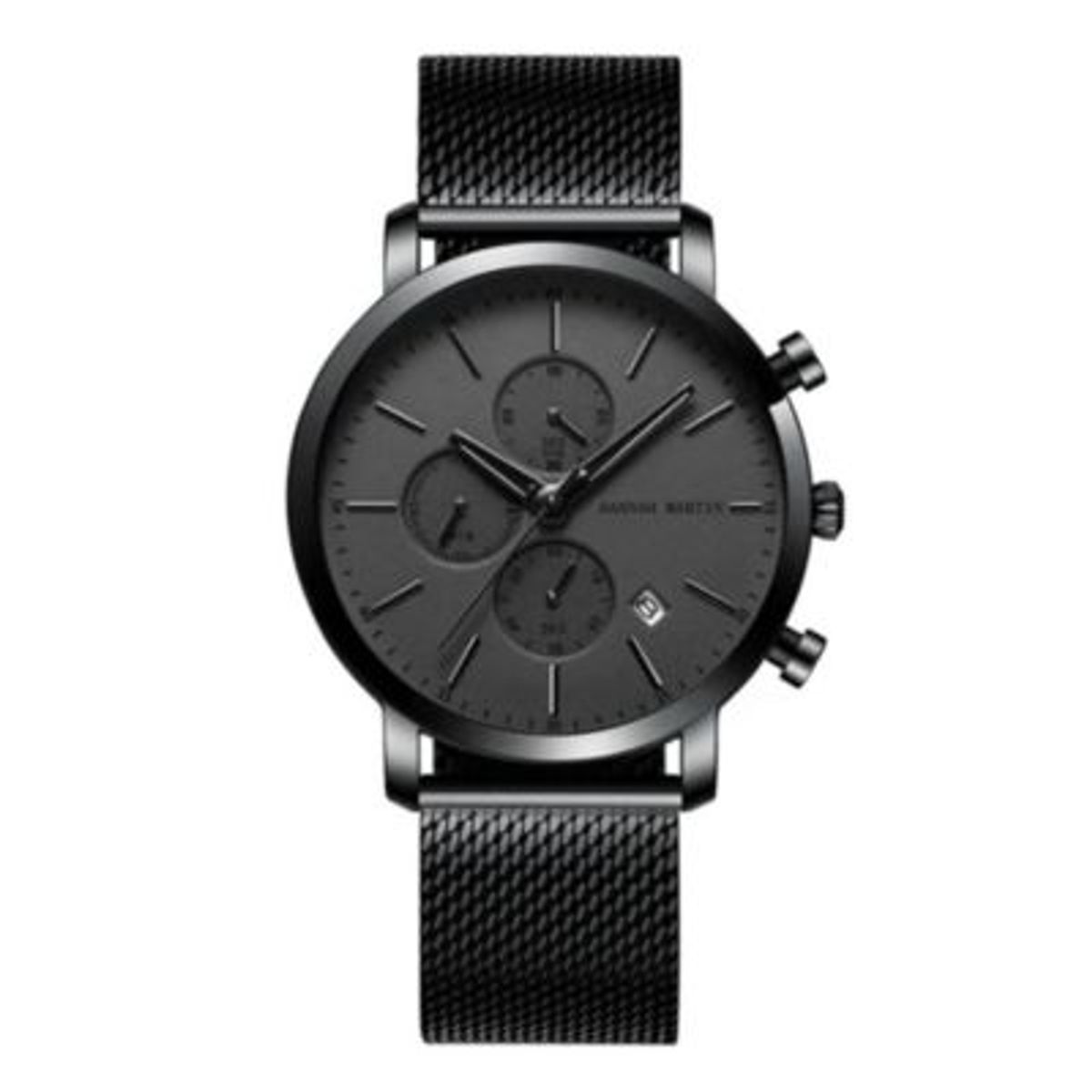 HANNAH MARTIN - Reloj Hannah Martin Acero Negro HAN-24