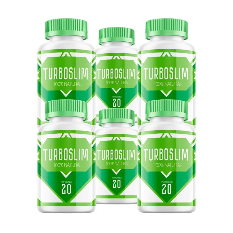 GENERICO - Turboslim Pack 6 Frascos Suplemento Natural