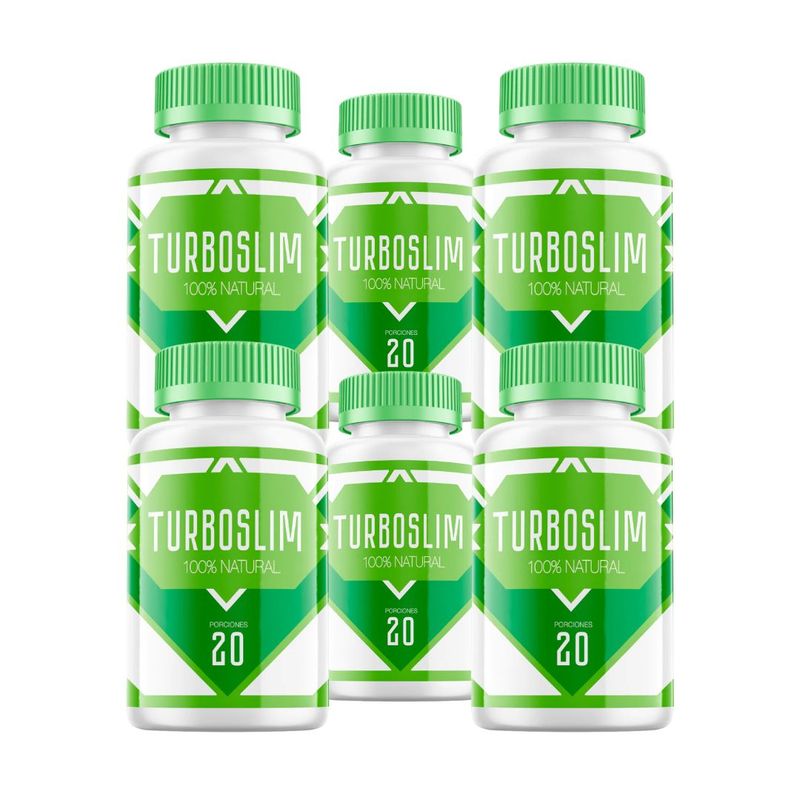 GENERICO - Turboslim Pack 6 Frascos Suplemento Natural