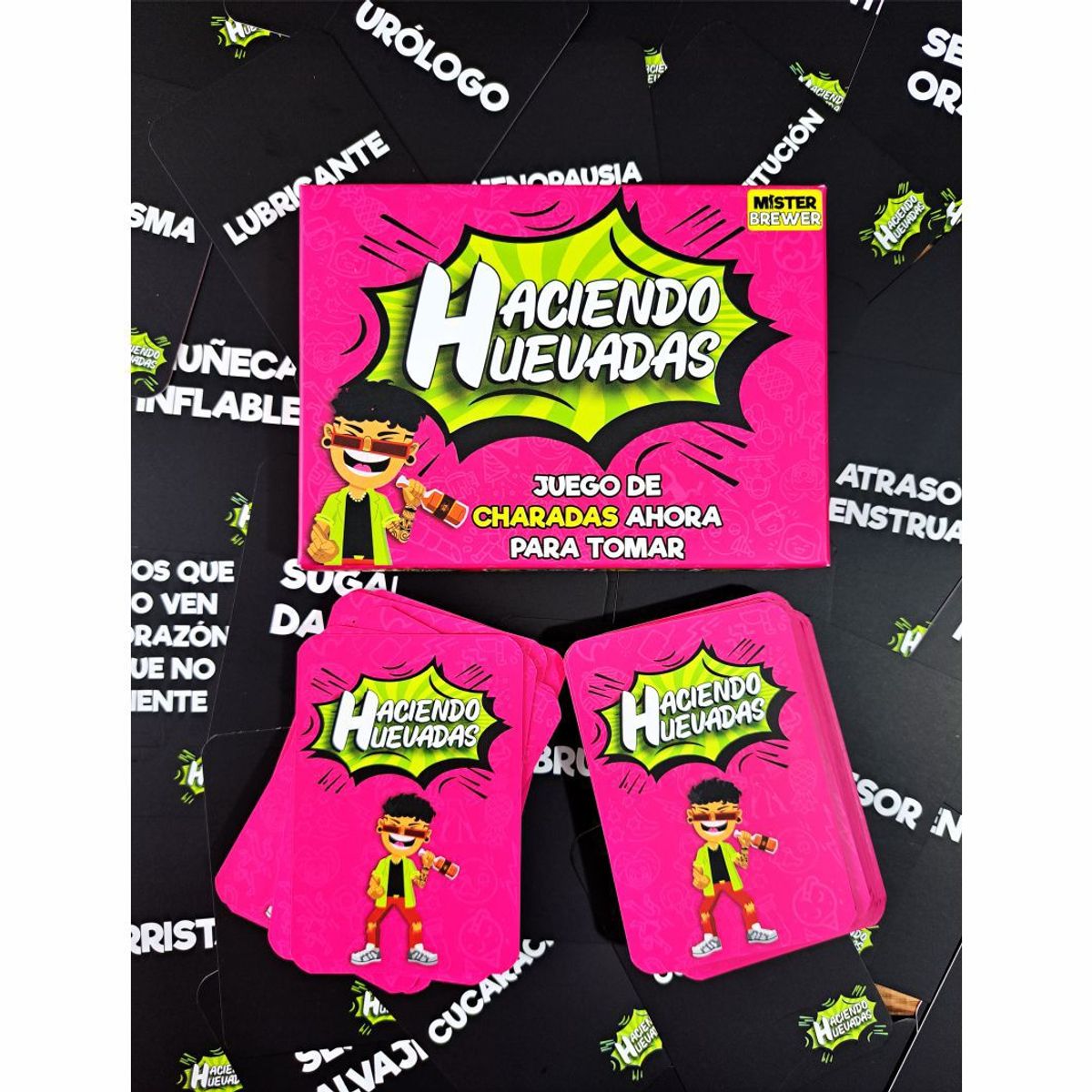 MR BREWER - HACIENDO HUEVADAS - DRINK CARDS - JUEGO PARA BEBER