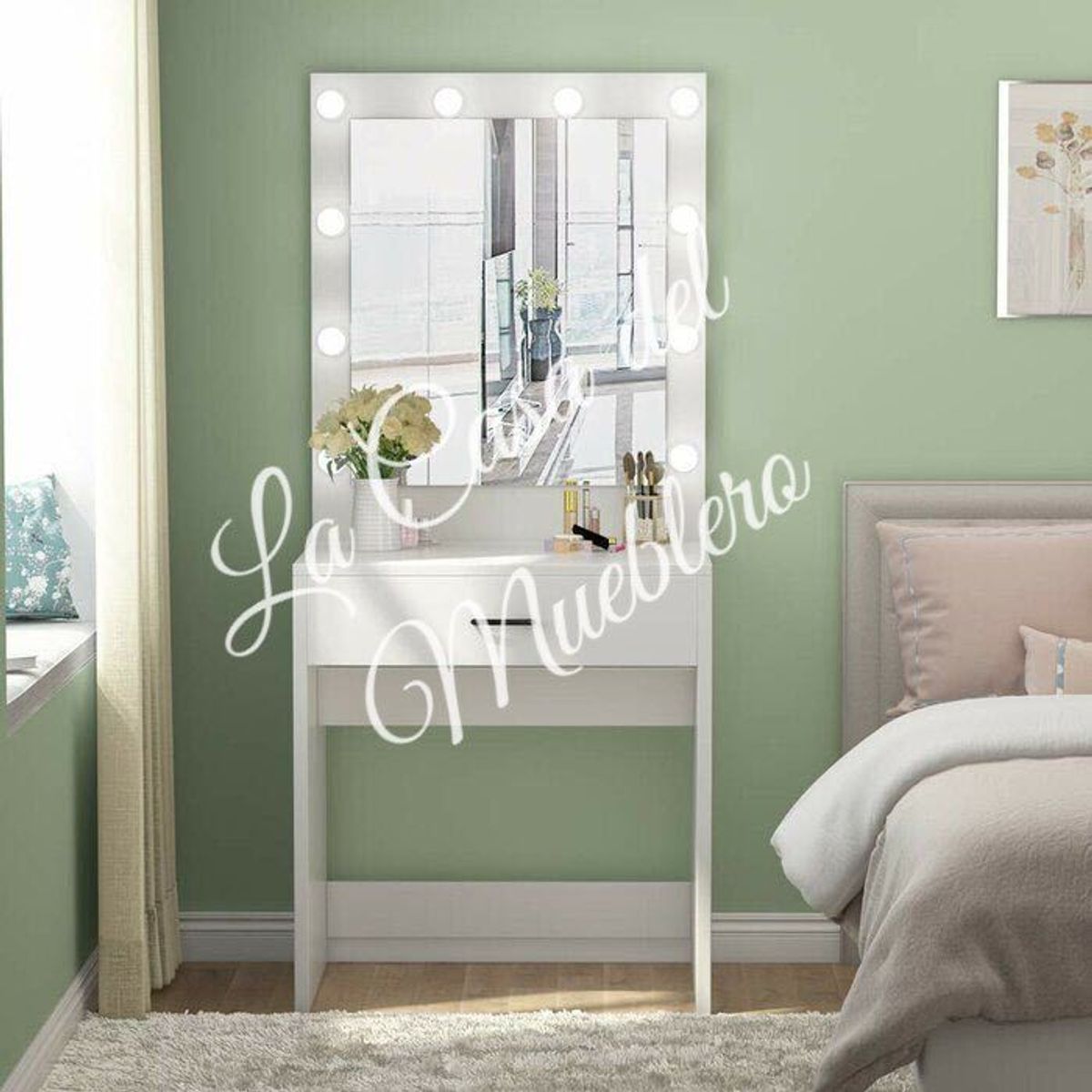 GENERICO - TOCADOR CLARISSA - LA CASA DEL MUEBLERO - BLANCO