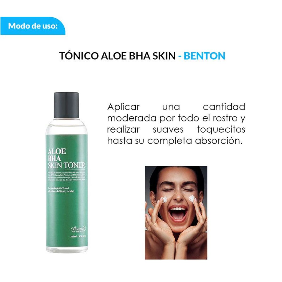 BENTON - 3 ALOE BHA SKIN TONER - BENTON 200 ML_123