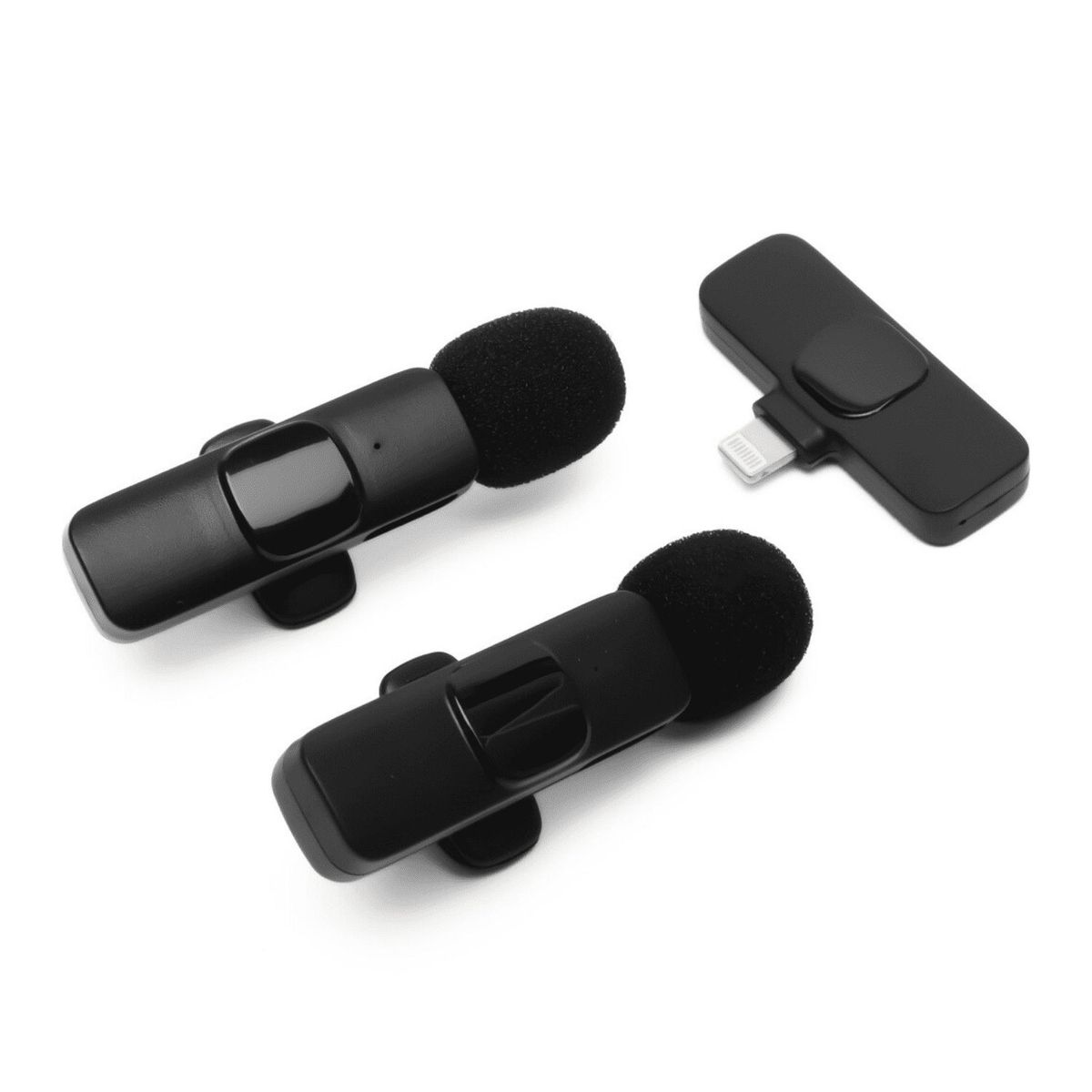 GENERICO - Micrófono Inalámbrico Recargable K9 Con Doble Entrada Tipo C y Iphone